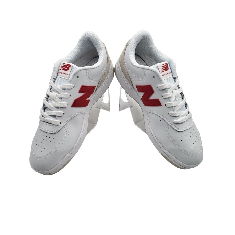 New Balance BB80 Men's Sneakers White Red Size 9.5 NWT - Picture 2 of 16